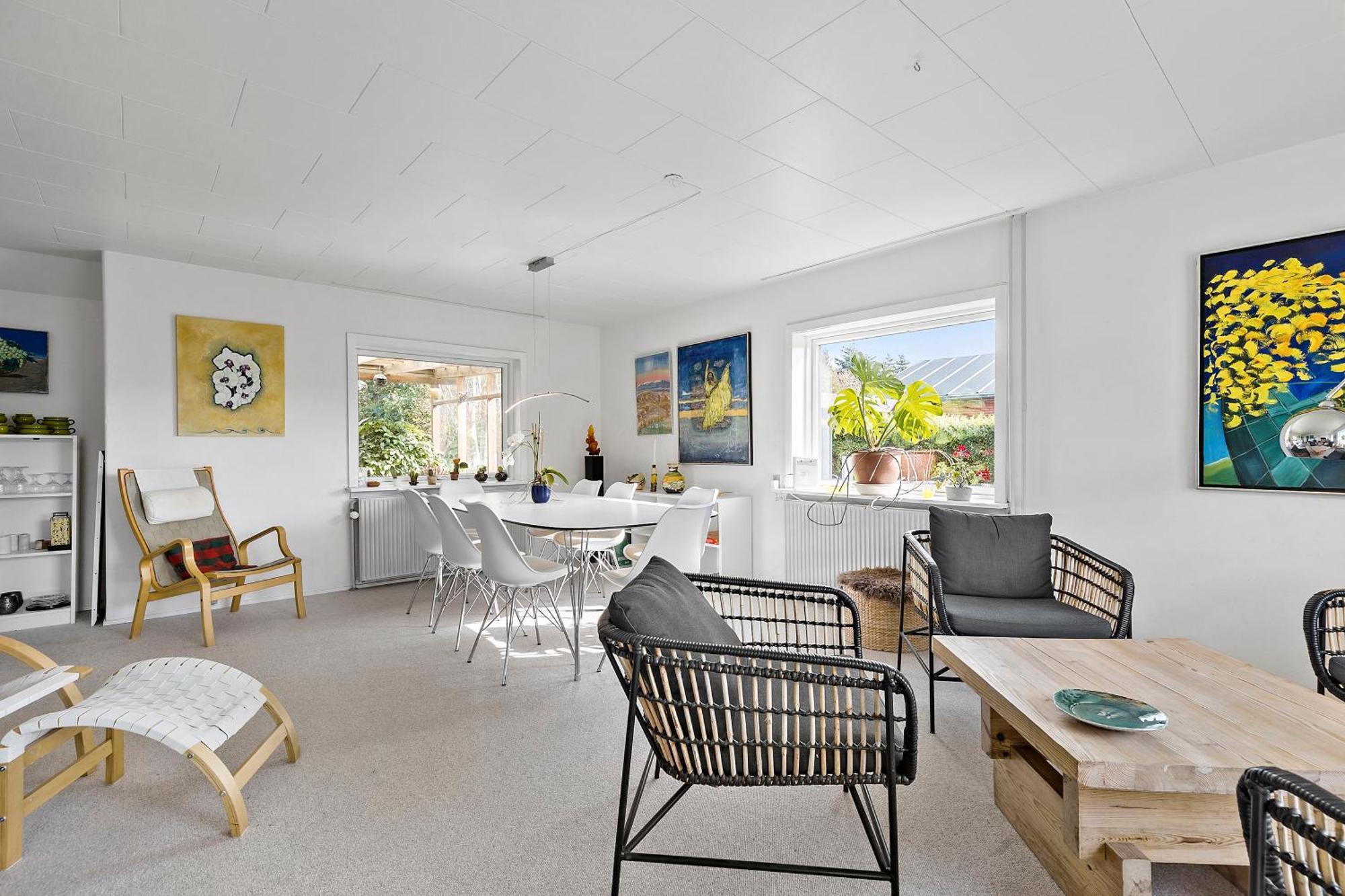 Logi I Hus Med Kunst Og Have Bed & Breakfast Vestervig Exterior photo